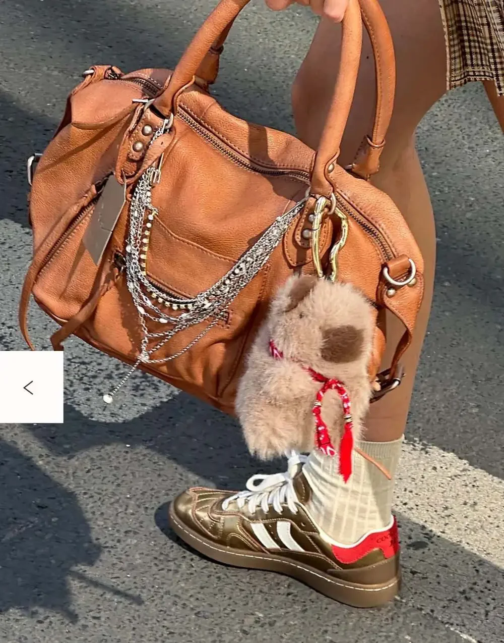We The Free Baby Emerson Tote Bag in Saddle Leather NWT